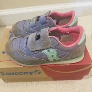 girls saucony baby jazz size 11.5 *pre-owned*